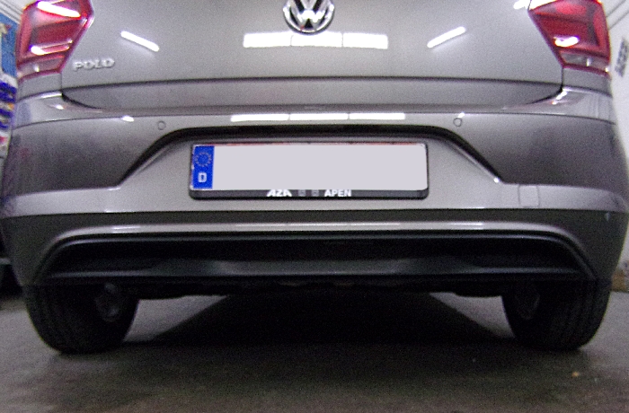 Anhängerkupplung abnehmbar für VW Polo (9N)Steilheck/ Coupé, inkl